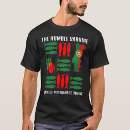 Camiseta SARDINE Reina de la cocina portuguesa Personalizad