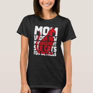 Camiseta Sardísima Madre Del Gato Con Humor Bajo Nuevo Mane