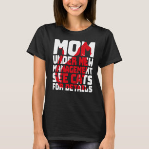 Camiseta Sardísima Madre Del Gato Con Humor Bajo Nuevo Mane