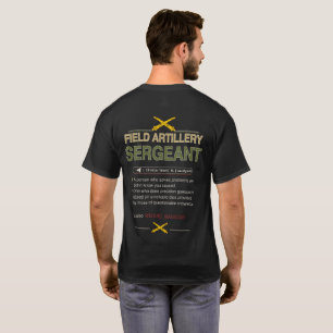 Camiseta Sargento de Artillería de Campaña Mago Hechicero