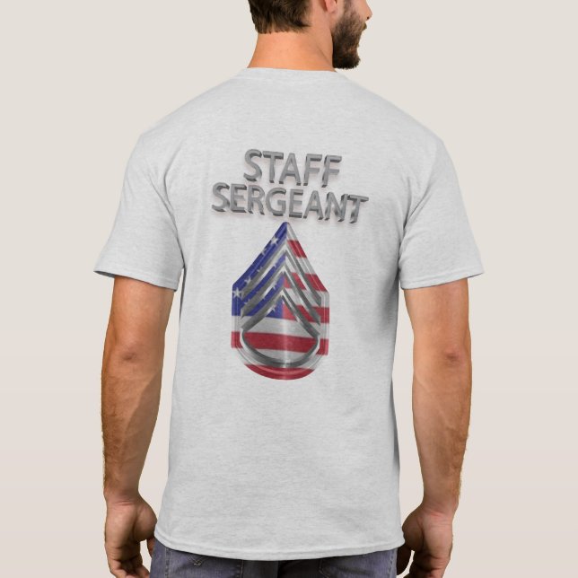 Camiseta Sargento de gabinete Rank (Reverso)
