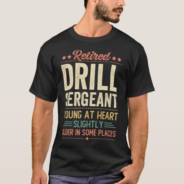 Camiseta Sargento de instrucción retirado (Anverso)