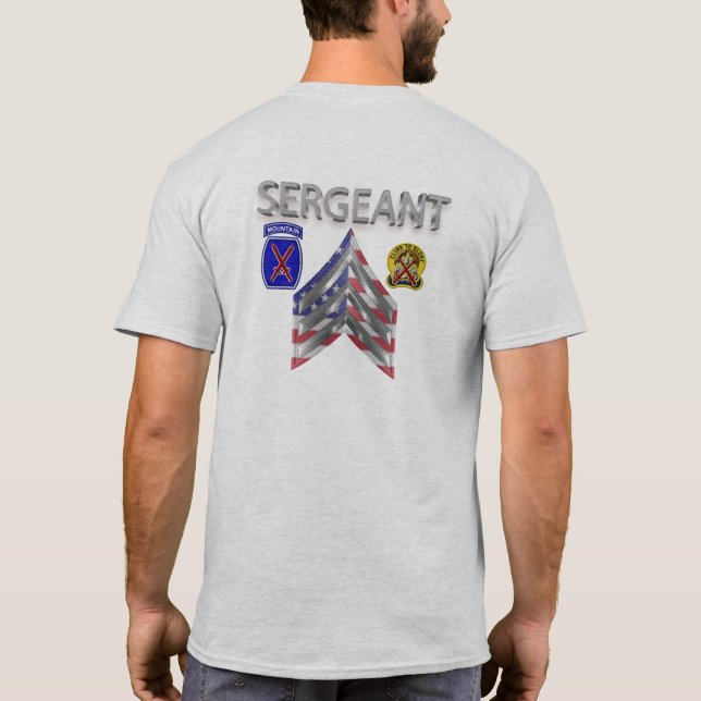 Camiseta Sargento de la 10ª División de Montaña (Reverso)