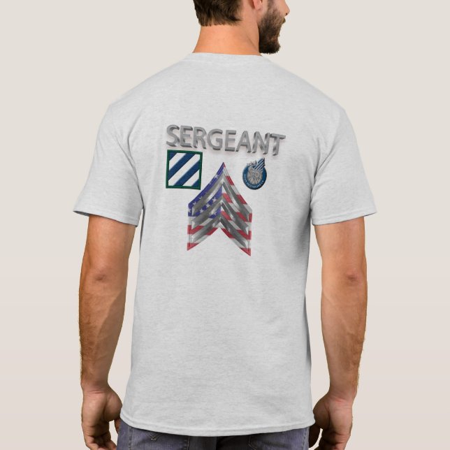 Camiseta Sargento de la División de Infantería (Reverso)