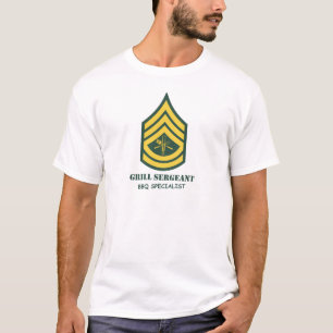 Camiseta Sargento de la parrilla del ejército