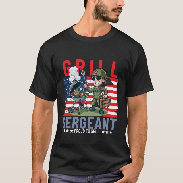 Camiseta Sargento de parrillada (Anverso)