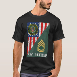 Camiseta Sargento del Ejército Retirado Primera Clase Media