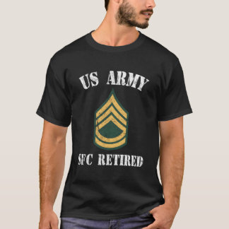 Camiseta Sargento del Ejército Retirado Veterano Militar de