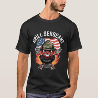 Camiseta Sargento Grill - Funny Día del Padre BBQ