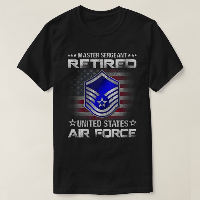 Camiseta Sargento mayor de sexo femenino retirado de la fue (Diseño del anverso)