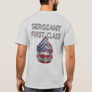 Camiseta Sargento Personalizado de primera clase