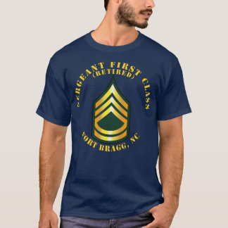 Camiseta Sargento Primera Clase S Retirado Fort Bragg NC