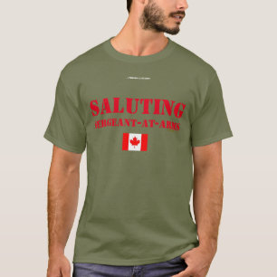 CAMISETA SARGENTO QUE SALUDA EN LOS BRAZOS