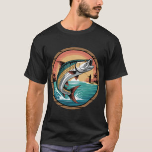 Camiseta Sargo atardecer - Rey de Plata del Agua Salada