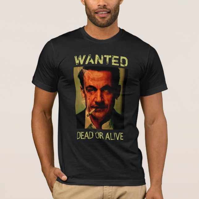 Camiseta Sarko Wanted (Anverso)
