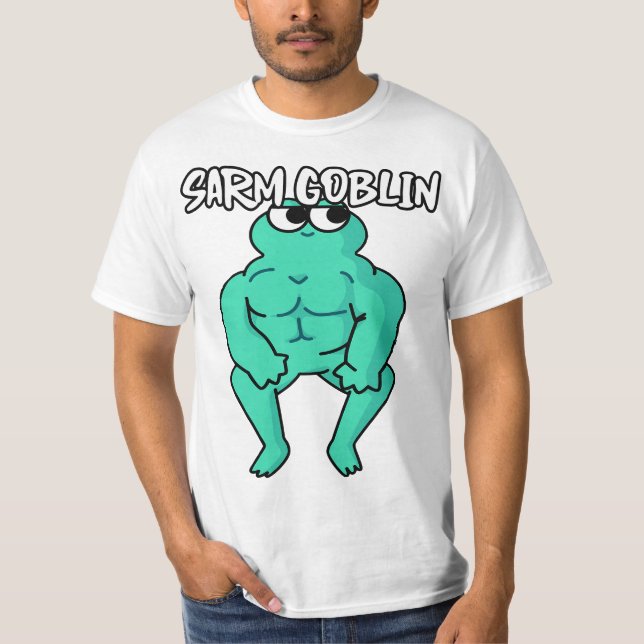 Camiseta Sarm Goblin Funny Body Building Gym Muscles Workou (Anverso)