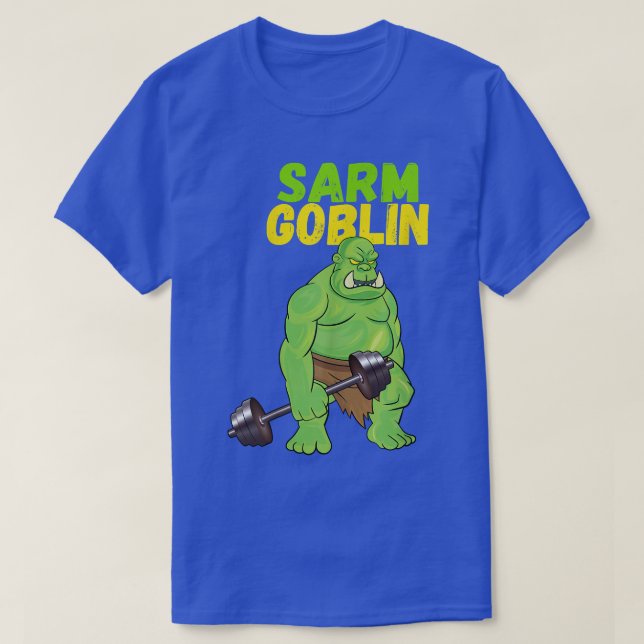 Camiseta Sarm Goblin Funny Body Building Gym Muscles Workou (Diseño del anverso)