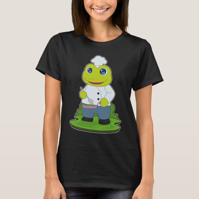Camiseta Sartén para cocinar ranas (Anverso)