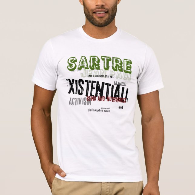 CAMISETA SARTRE (Anverso)