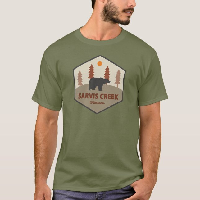 Camiseta Sarvis Creek Wilderness Colorado Bear (Anverso)