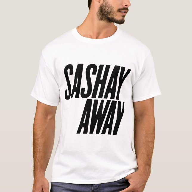 Camiseta Sashay a la reina ausente de los arrancones LGBT (Anverso)