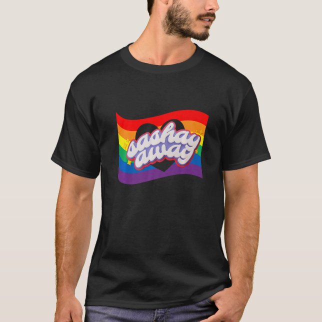 Camiseta Sashay Away Lgbtq Los Derechos De Los Gays Orgullo (Anverso)