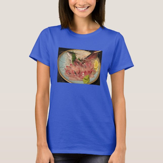 Camiseta Sashimi 刺身 ... Comida Japonesa (Anverso)