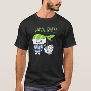Camiseta Sashimi Comida Japonesa Wasa Bae Salmón Sushi