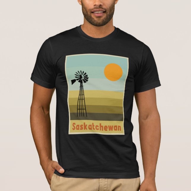 Camiseta Saskatchewan Canadá (Anverso)