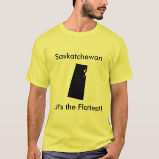 Camiseta Saskatchewan. ¡Es el más plano!