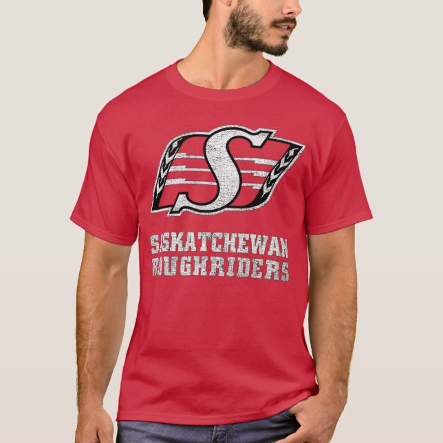 Camiseta Saskatchewan Roughriders vintage (Anverso)