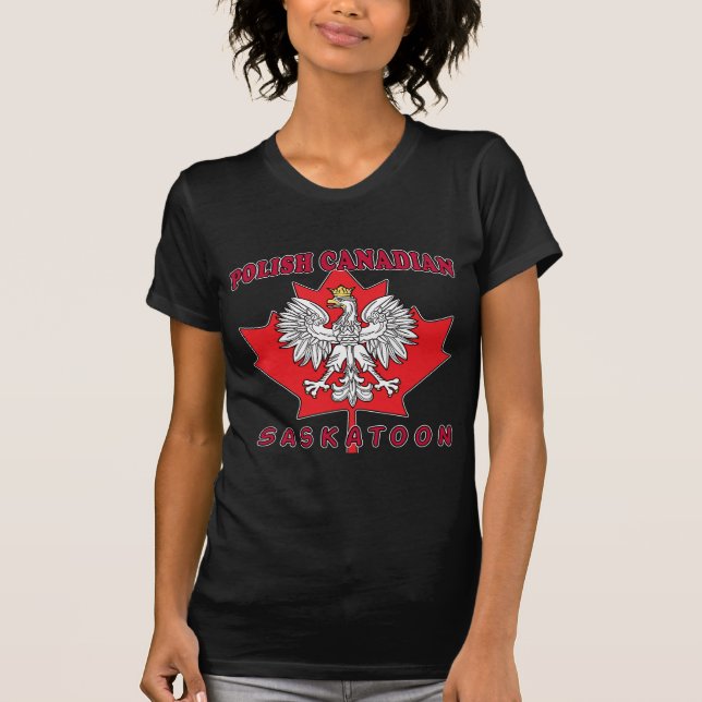 Camiseta Saskatoon hojas polacas canadienses (Anverso)