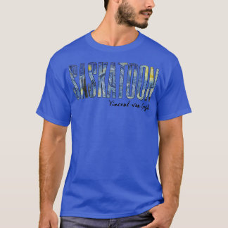 Camiseta Saskatoon Van Gogh Starry Night Art Vincent Van Go