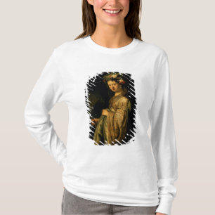 Camiseta Saskia como flora, 1634