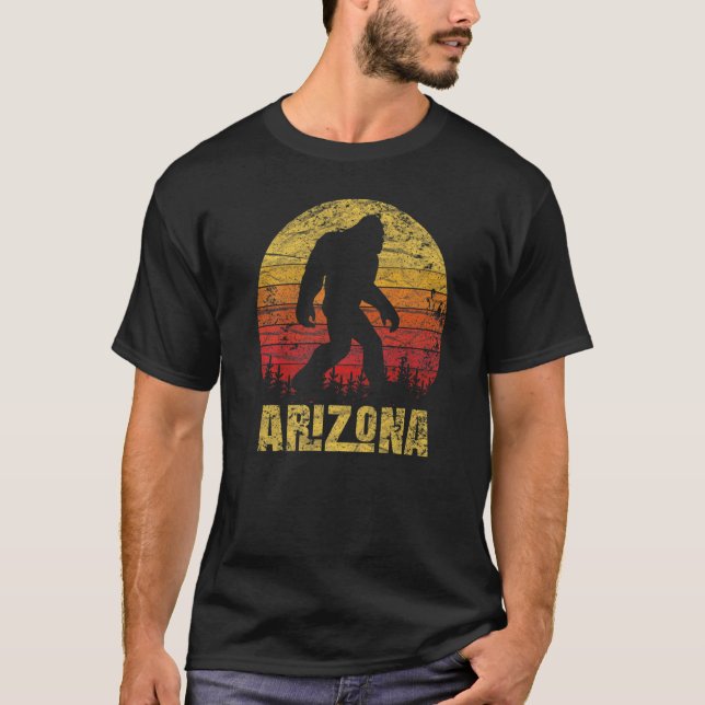 Camiseta Sasquatch Az Arizona Gran Cañón Estado al aire lib (Anverso)