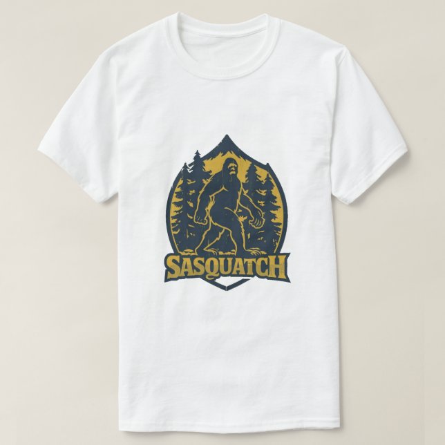 Camiseta Sasquatch Bigfoot (Diseño del anverso)
