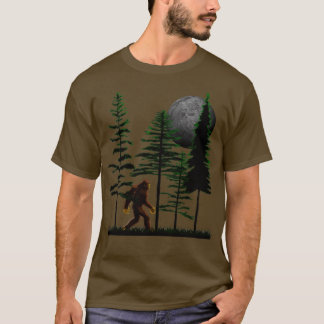 Camiseta Sasquatch Bigfoot Hiding In Forest Perfect Giftbig