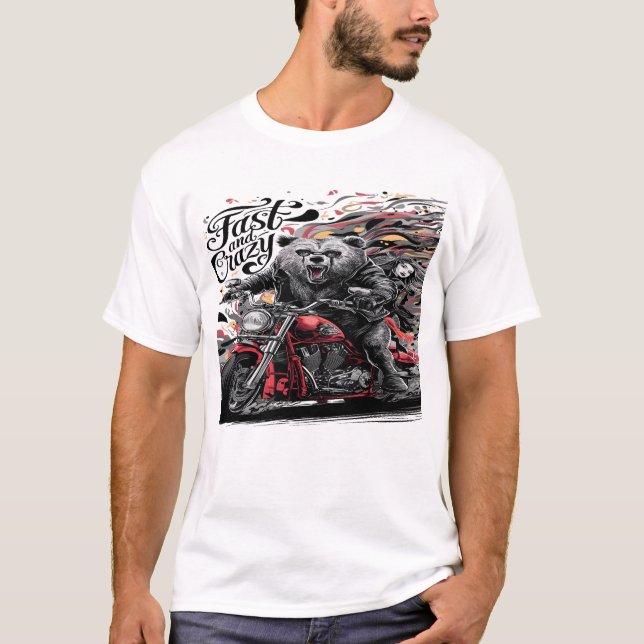 Camiseta Sasquatch Bigfoot Joyride Motorcycle Adventure (Anverso)