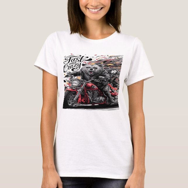 Camiseta Sasquatch Bigfoot Joyride Motorcycle Adventure (Anverso)