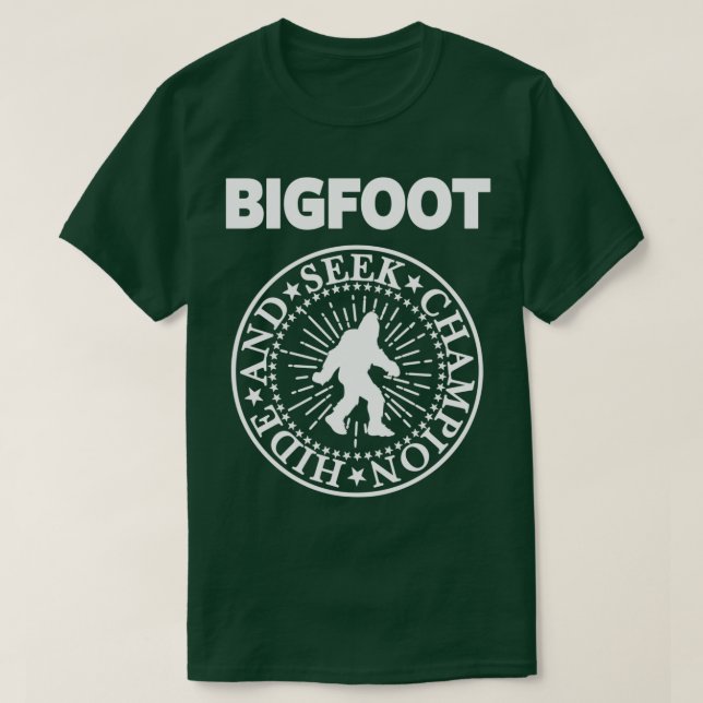 Camiseta Sasquatch Cryptid Funny Bigfoot 1 (Diseño del anverso)