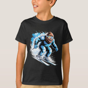 Camiseta Sasquatch de esquí deporte de invierno esquí esqui