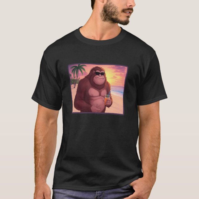 Camiseta Sasquatch de Vacaciones Divertido (Anverso)