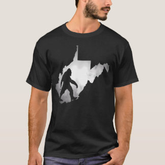Camiseta Sasquatch de Virginia Occidental