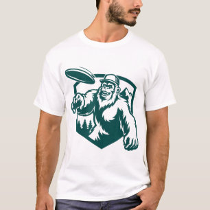 Camiseta Sasquatch Disc Golf Disco de Golf al Aire Libre Dg