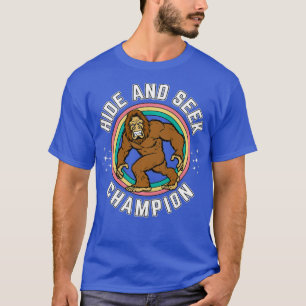 Camiseta Sasquatch Funny Bigfoot Hide Y Seek Champion Big