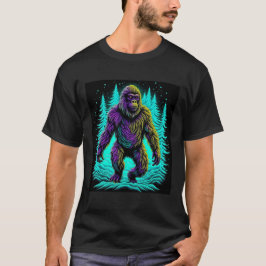 Camiseta Sasquatch Gran pie en Verde azulado y negro