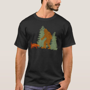 Camiseta Sasquatch + Honey Badger + Love = Squatchy Badger