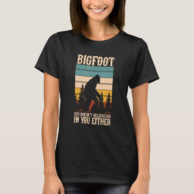 Camiseta Sasquatch no pertenece a ti tampoco Sasquatch (Anverso)