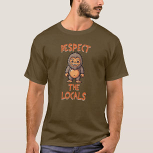 Camiseta Sasquatch Respect, Tee Bigfoot, Pacific N