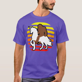Camiseta Sasquatch Riding A Unicorn divertidas ideas de reg